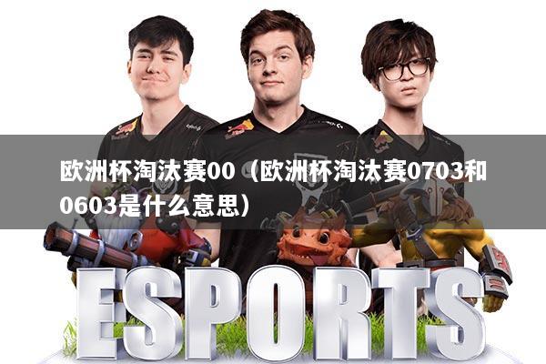欧洲杯淘汰赛00（欧洲杯淘汰赛0703和0603是什么意思）